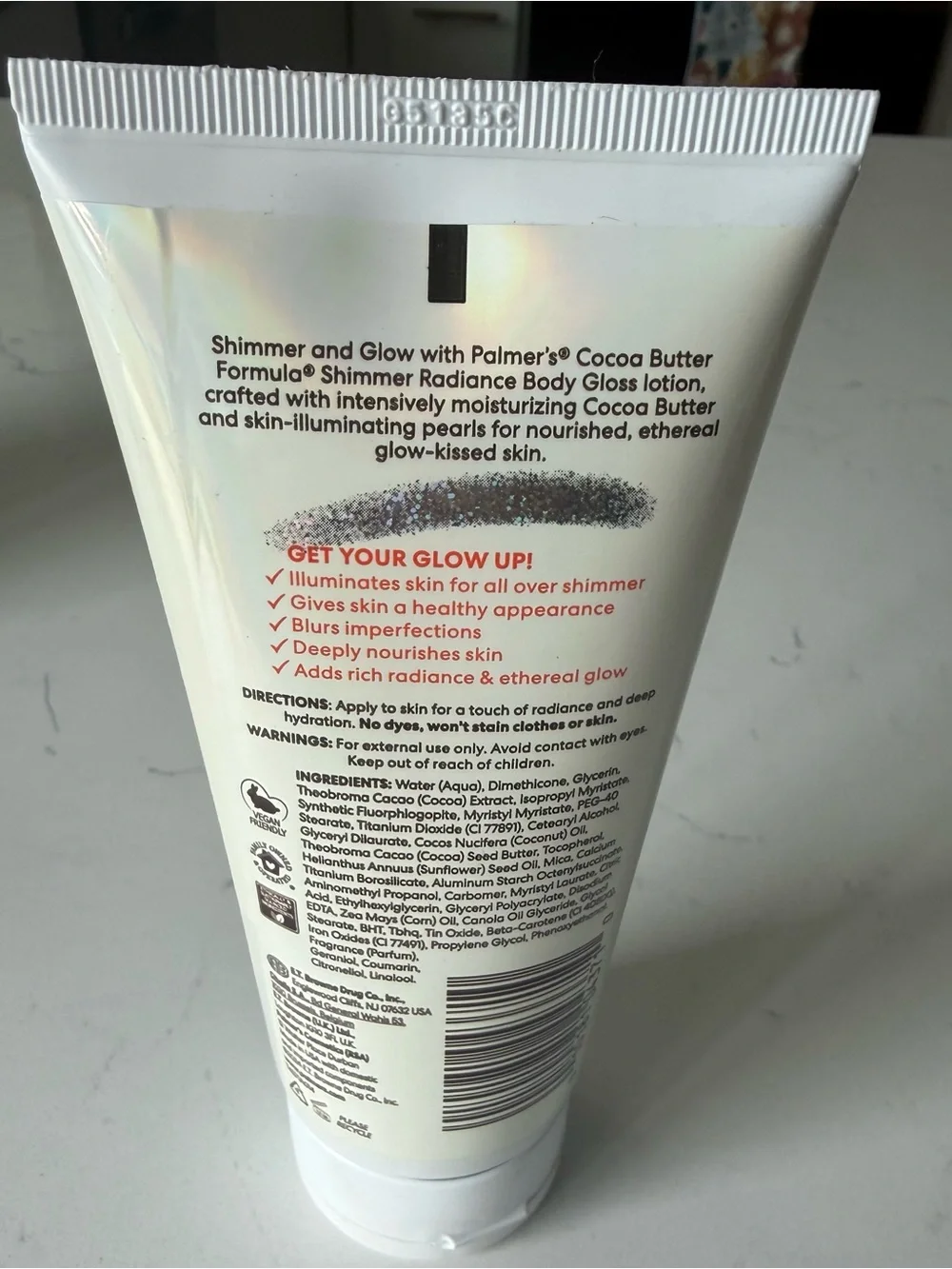 Cocoa Butter Formula® with Vitamin E, Shimmer Radiance Body Gloss, Full